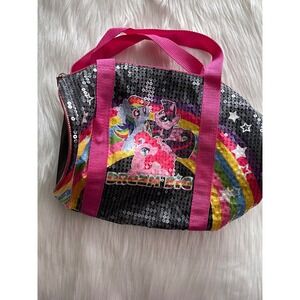 Hasbro My Little Pony Sequin Sparkle Duffle Travel Bag Twilight Sparkle Rainbow
